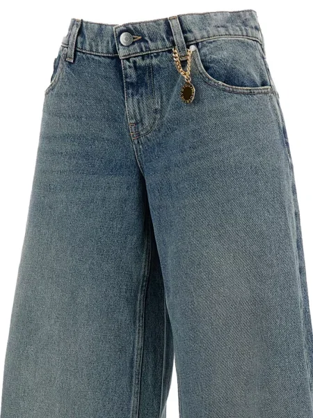 Blugi Stella Mccartney cu 5 buzunare albastru