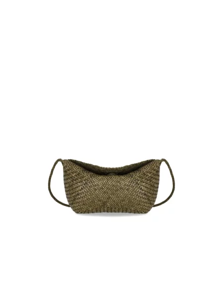 Torebka crossbody Dragon Diffusion skórzana zielona