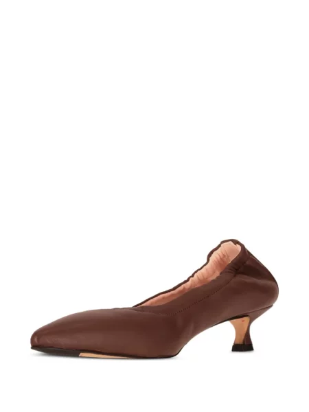 Pantofi cu toc La Rose din piele roz