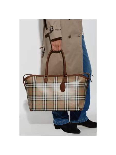 Shopperka Burberry beżowa