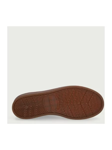 Sneakersy Gant skórzane brązowe