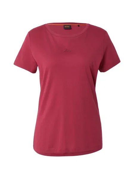 BOSS Tricou C_Elove burgundy roșu