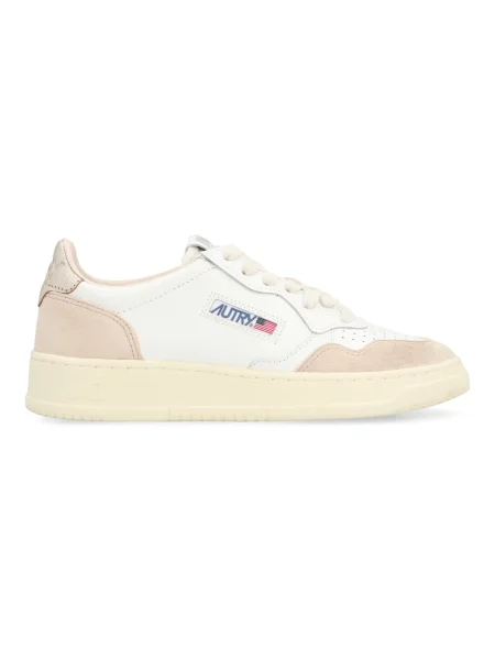 Sneakersy Autry skórzane białe
