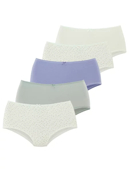 VIVANCE Slip porumbel / verde mentă / verde pastel albastru