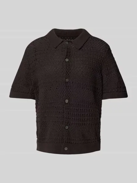 Dzianinowa koszula Jack & Jones Premium czarna