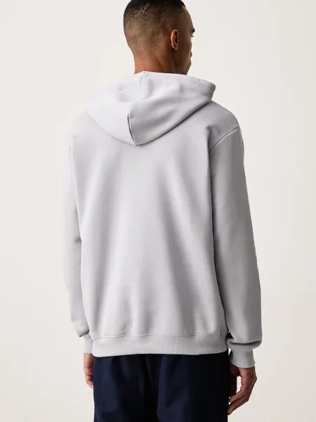 Under Armour bluza z kapturem z bawełną Rival niebieska