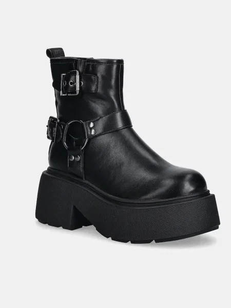 Боти Buffalo Vicious Biker Short с платформа черно