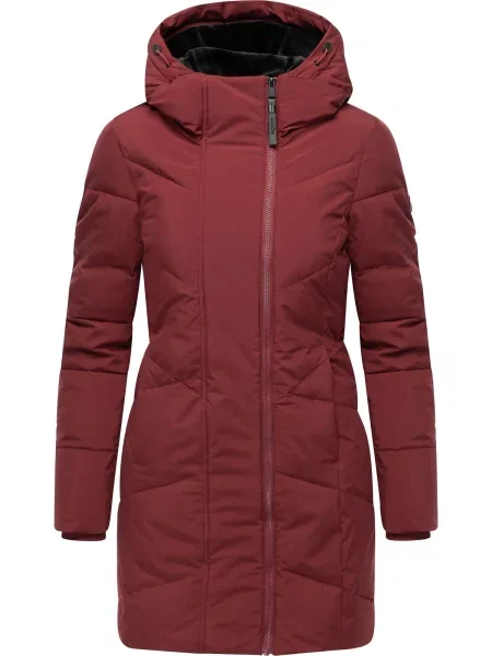 Ragwear Palton de iarnă Pevilla roşu închis