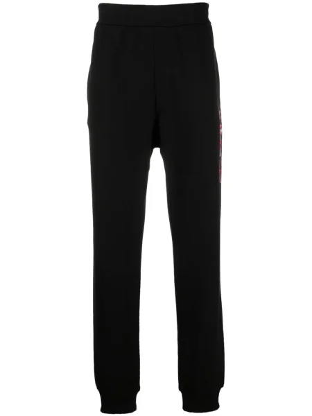 Pantaloni Versace cu imagine negru