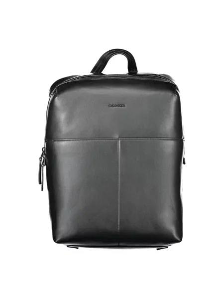 Lniana torba Calvin Klein czarna