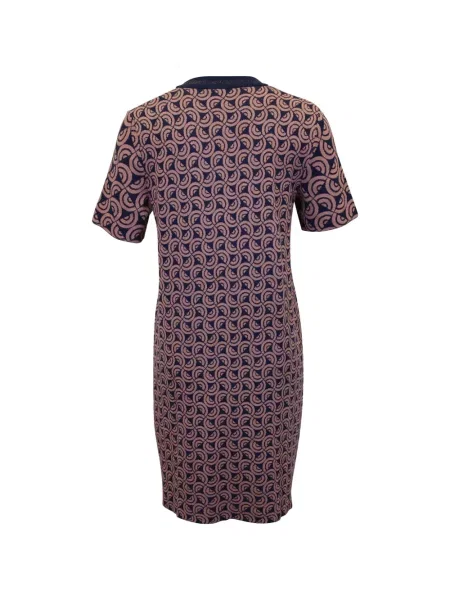 Rochie Weekend Max Mara cu imprimeu geometric albastru
