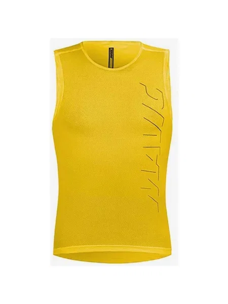 Koszulka termoaktywna Mavic Hot Ride +SL bez rękawów żółty. S żółta