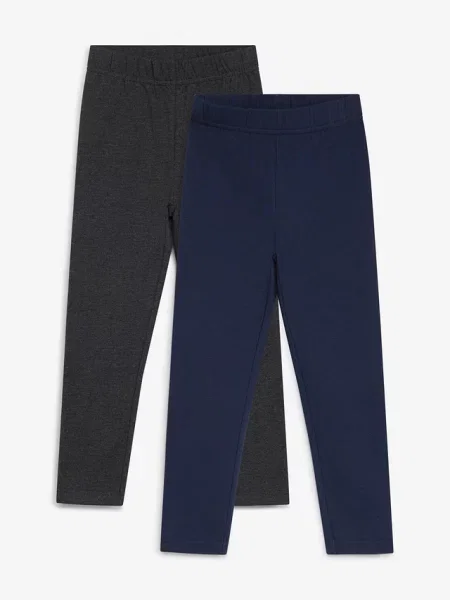 Legginsy termiczne 2 szt. niebieskie