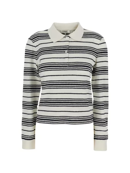 Gulerat top Frame cu dungi