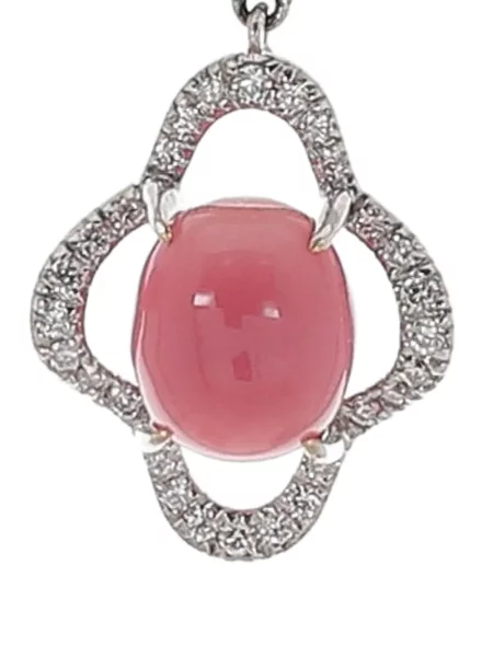 Обеци Saboo Fine Jewels с перли на цветя