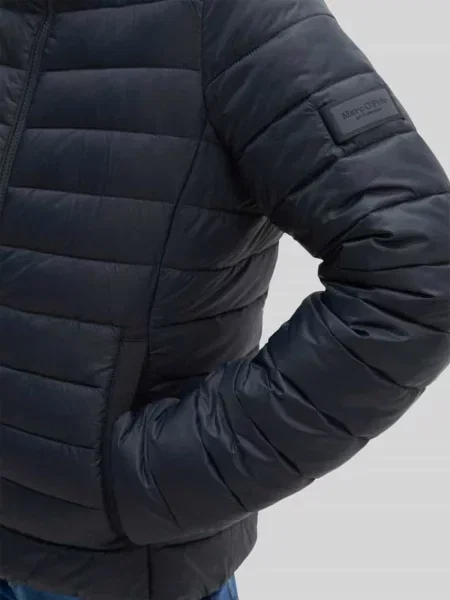 Kurtka pikowana o kroju regular fit ze stójką Marc O'polo granatowa