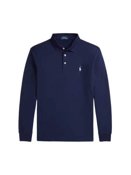 Koszulka polo Ralph Lauren z siateczką niebieska
