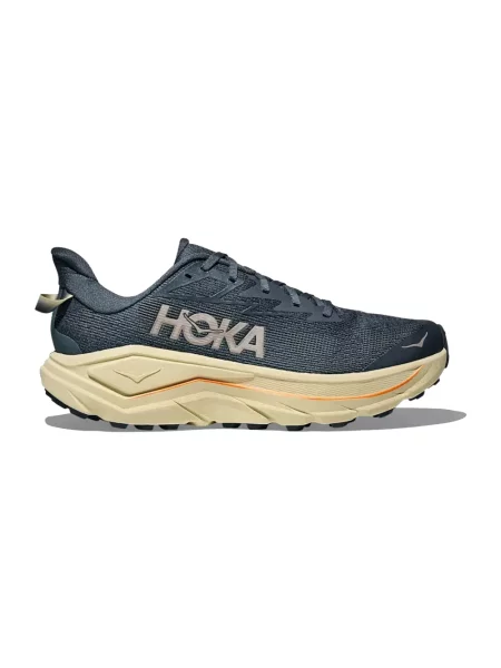 Lniane sneakersy Hoka niebieskie