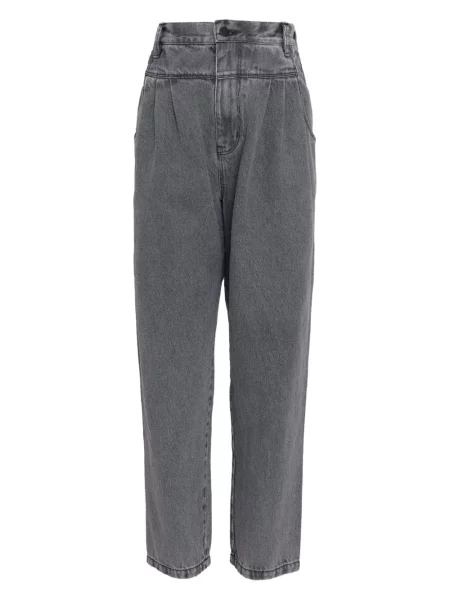 Плисирани дънки Amapô сиво