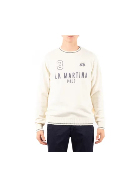 Sweter La Martina biały