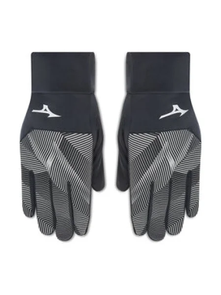 Bežecké rukavice Mizuno Windproof black/black čierna