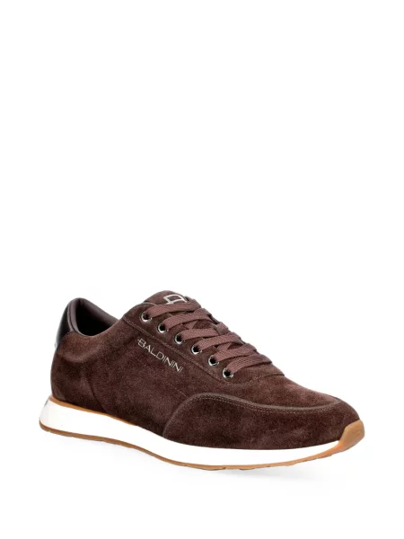 Szarvasbőr sneaker Baldinini autogrammal barna
