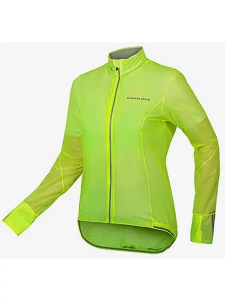 Endura Pro Adrenaline Race Cape II Wodoodporna cienka kurtka Zielona XS żółta