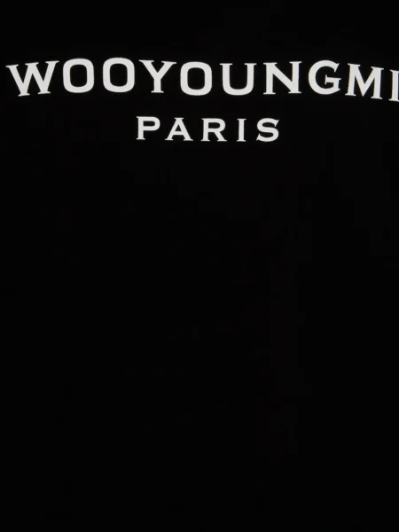 Geacă Wooyoungmi cu glugă negru