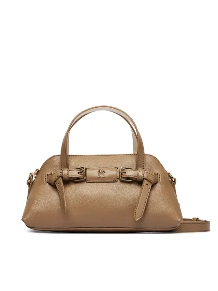 Kabelka Tommy Hilfiger Th Buckle Mini béžová