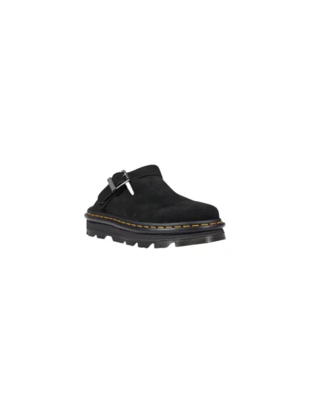 Klapki Dr. Martens skórzane wsuwane czarne