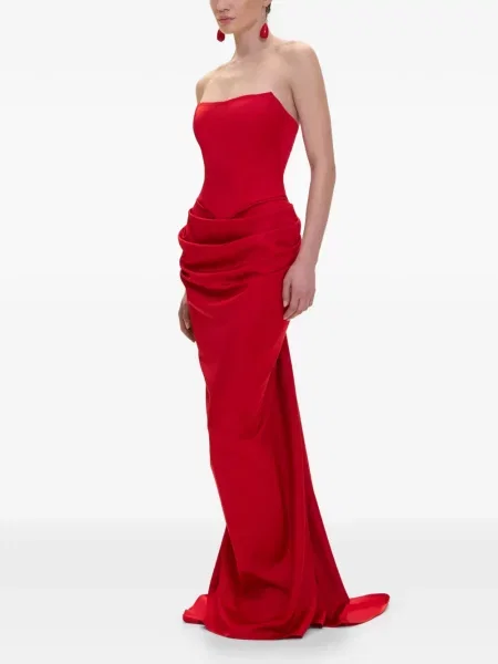 Rochie maxi V:pm Atelier drapată roșu