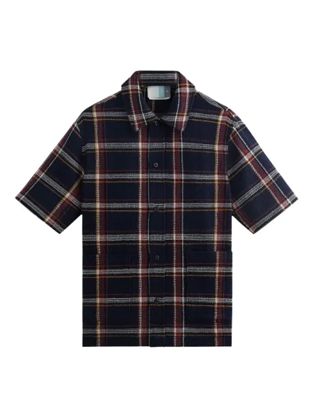 Карирана риза Kith синьо