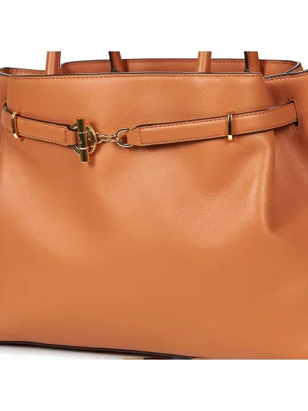 Lauren Ralph Lauren crossbody kabelka dámska kožená hnedá