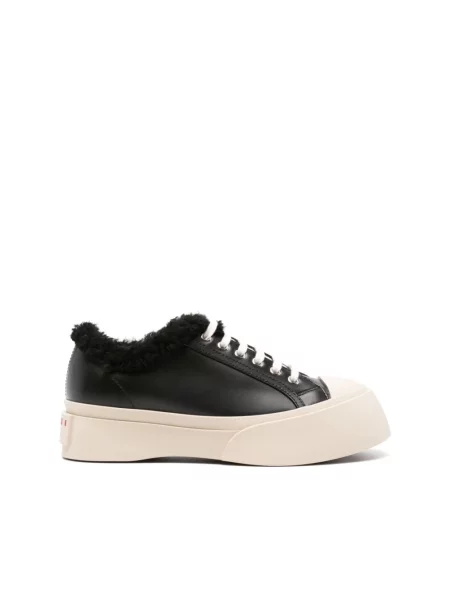 Sneakersy Marni skórzane czarne