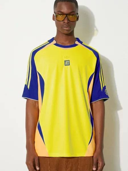 Футболка adidas Originals adidas x NTS Radio Jersey 2 візерунок жовтий