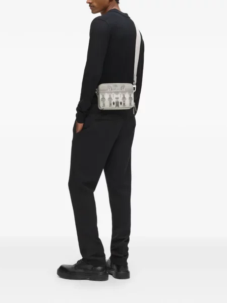 Crossbody torba Karl Lagerfeld siva