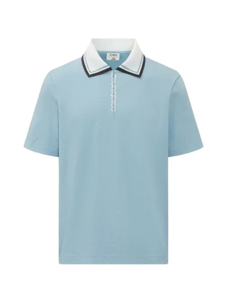 Tricou polo Casablanca albastru