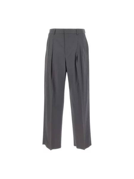Spodnie Emporio Armani szare