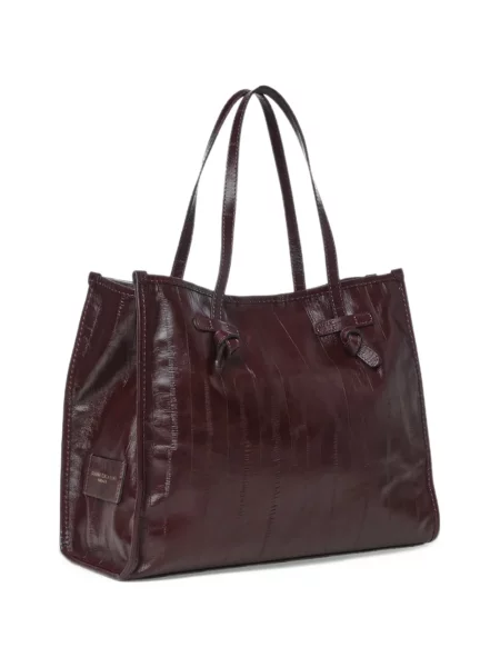 Geantă shopper Gianni Chiarini din piele violet
