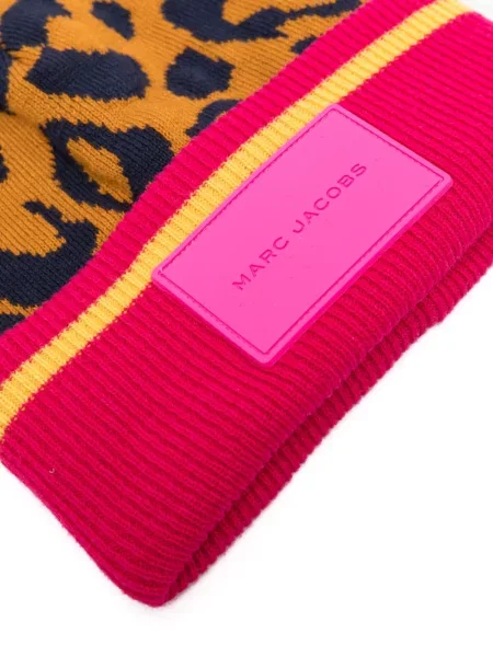 Czapka dziecięca Marc Jacobs pomarańczowa
