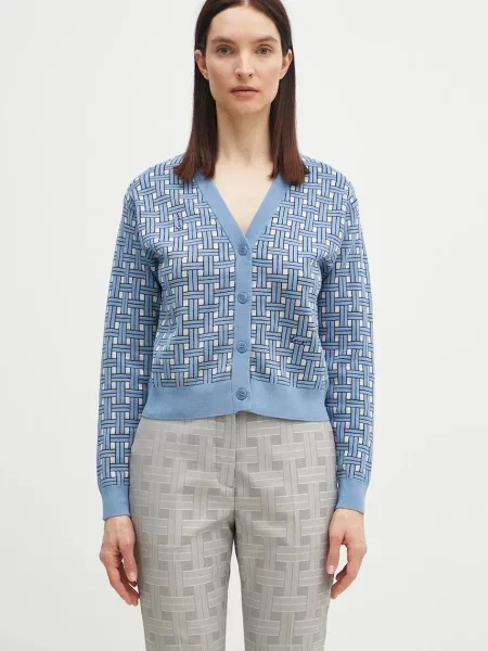 Kenzo cardigan femei light albastru