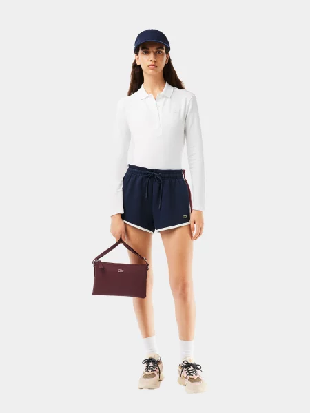 Поло Lacoste белое