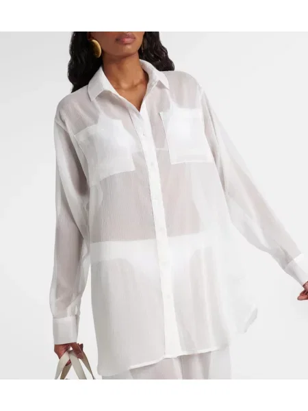 Cămașă Jade Swim transparente alb