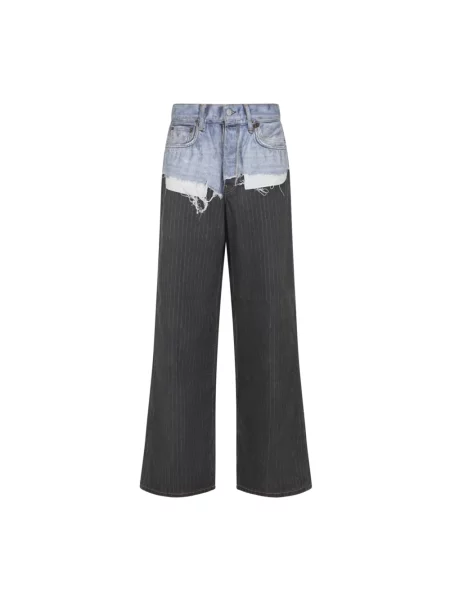 Wielobarwność spodnie Acne Studios czarne