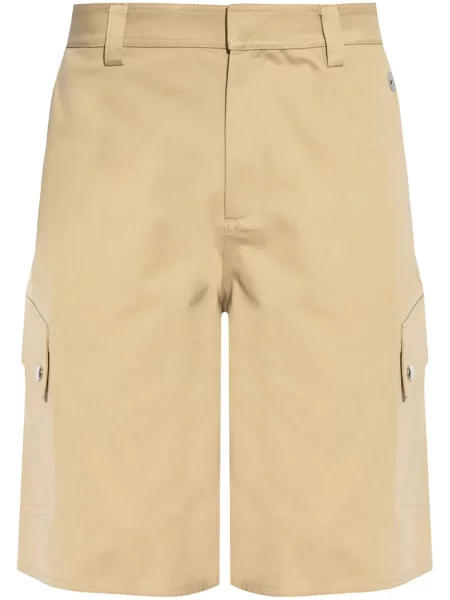 Safari šortky cargo Off-white bílé