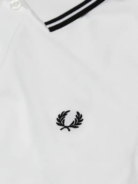 Polo Comme Des Garçons Shirt cu dungi alb
