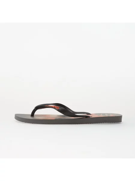 Sneakers Havaianas Top Surfer I Steel Grey/ Black/ Sunset Orange EUR μαύρο