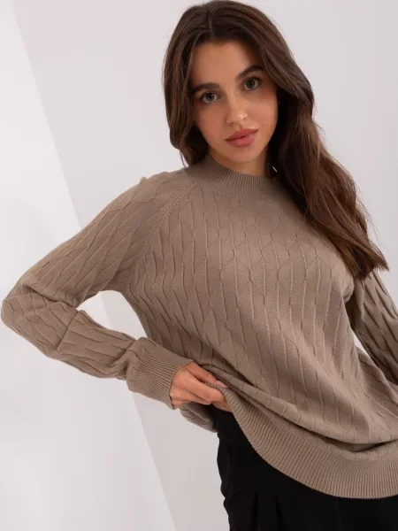Pulover Fashionhunters bej