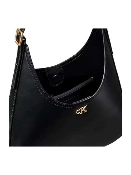 Calvin Klein Geantă Ck Medium Shoulder Bag negru