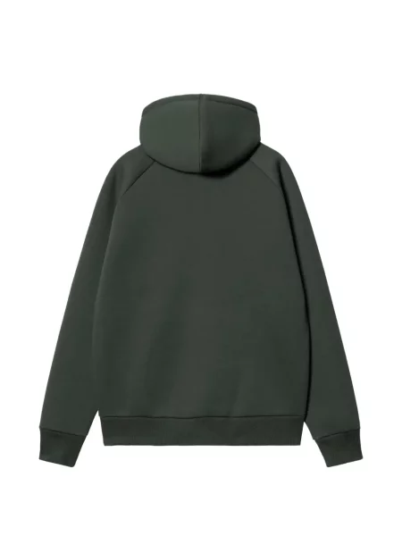 Hanorac cu glugă Carhartt Wip cu autograf verde